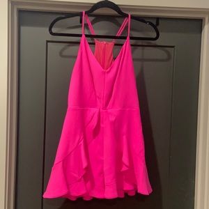 DO+BE hot pink romper size small